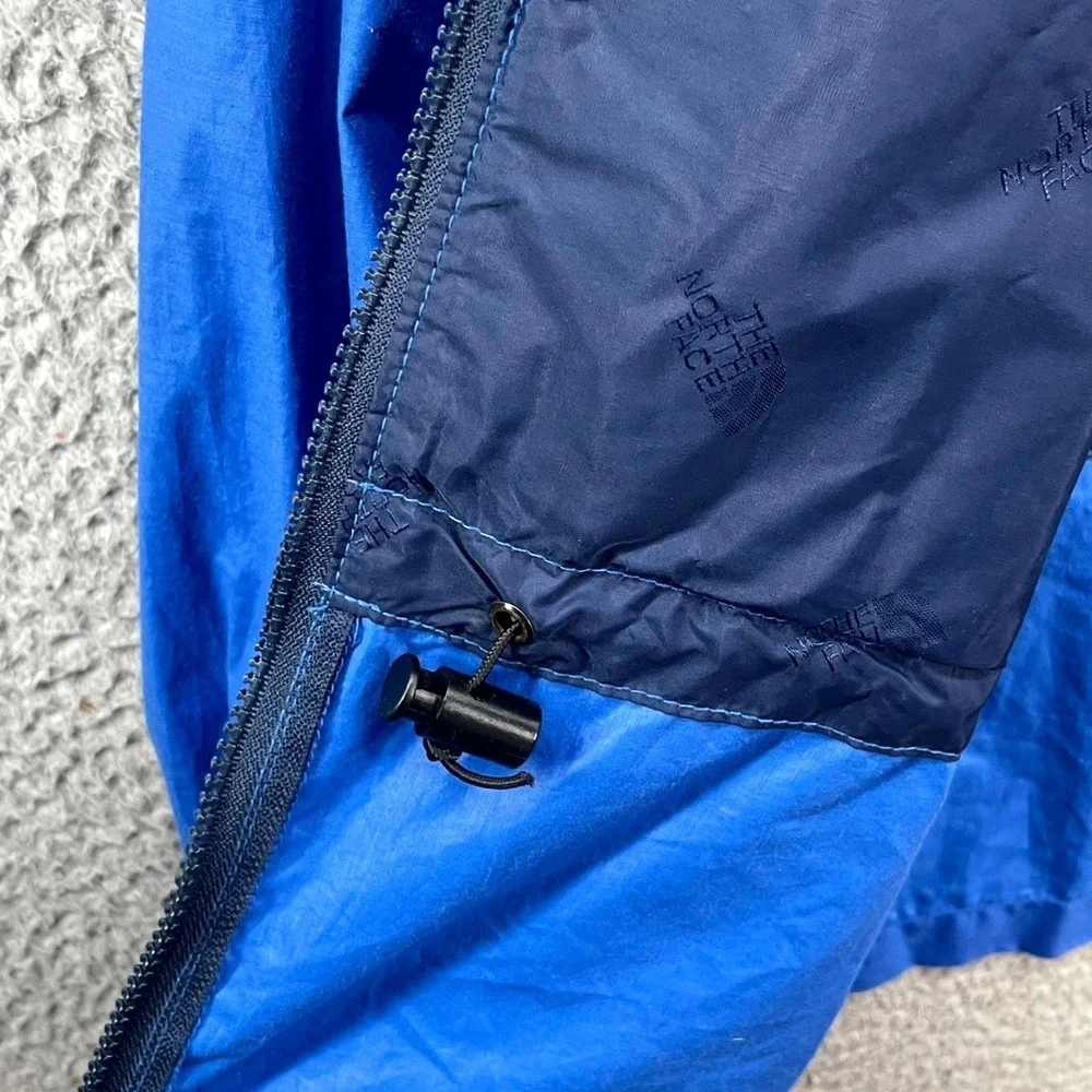 VTG The North Face Windbreaker Jacket Mens Medium‎ Blue Made in USA Waterproof
